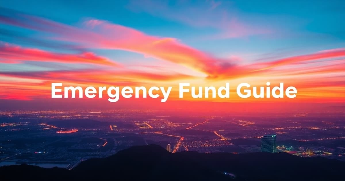 Emergency Fund Guide: How Much to Save for Financial Security in 2026